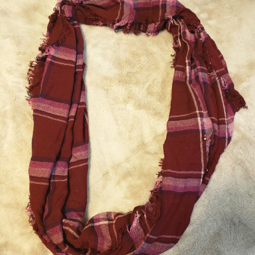 Flannel patterned scarf